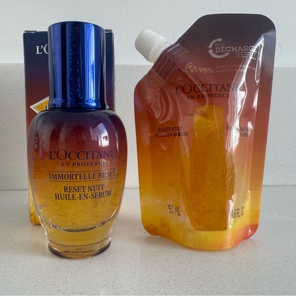 L'OCCITANE Immortelle Overnight Reset serum set - Picture 2 of 5